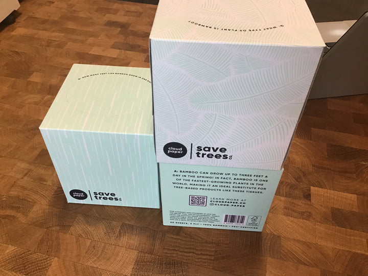 4 Pack Facial Tissues - save trees