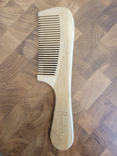 Load image into Gallery viewer, Bamboo Hair Comb with Handle
