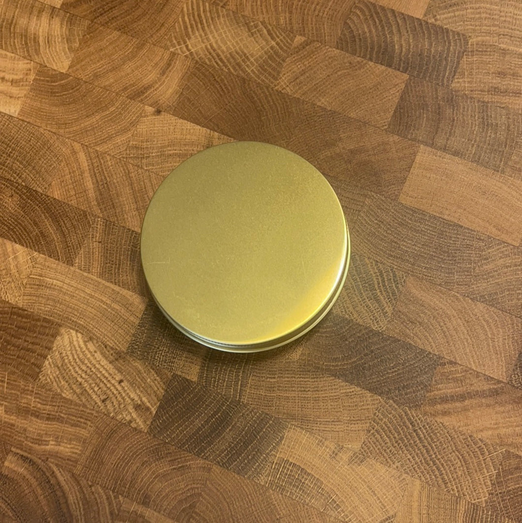 Round Tin, Gold