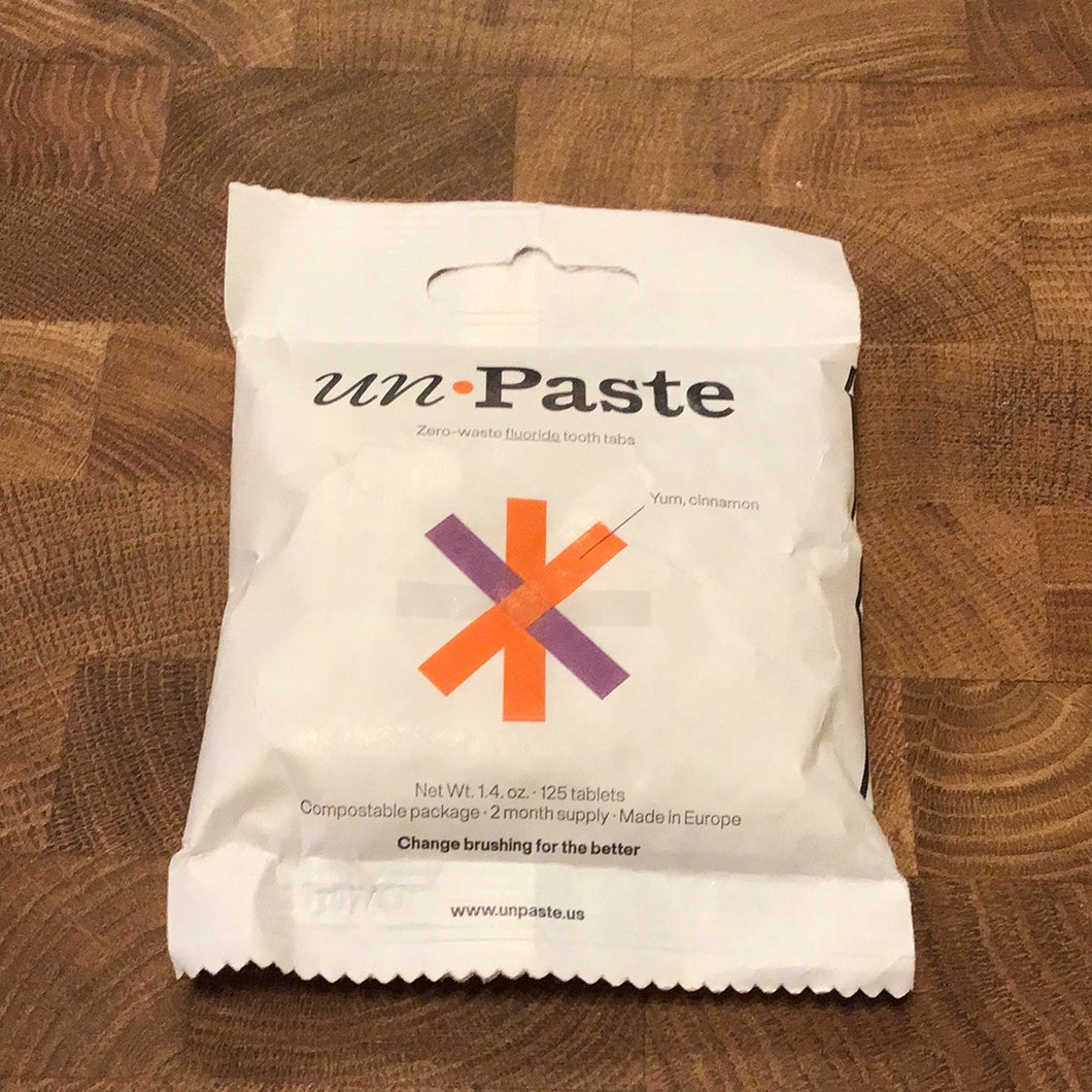 Unpaste Tooth Tabs with fluoride